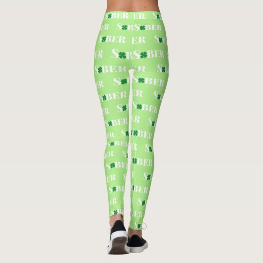 Sober Shamrock Leggings (Achterkant)
