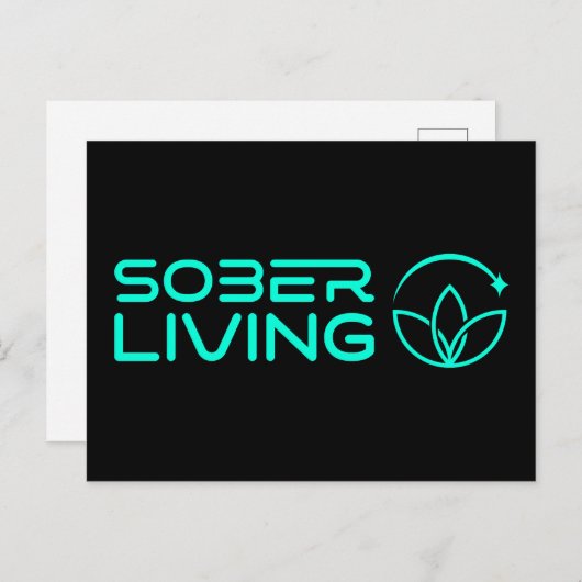 Sober & Shining – Lotus Power Briefkaart (Voorkant / Achterkant)