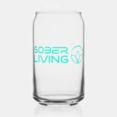 Sober & Shining – Lotus Power Can Glass Blikvorm Glas (Voorkant)