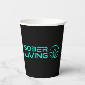 Sober & Shining – Lotus Power Paper Cup Papieren Bekers (Achterkant)