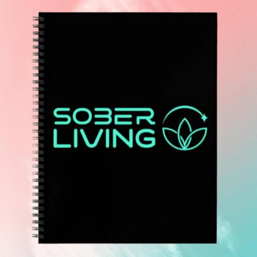 Sober & Shining – Lotus Power Spiral Notitieboek