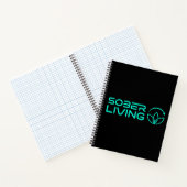 Sober & Shining – Lotus Power Spiral Notitieboek (Binnen)