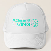 Sober & Shining – Lotus Power Trucker Hoed Trucker Pet (Voorkant)