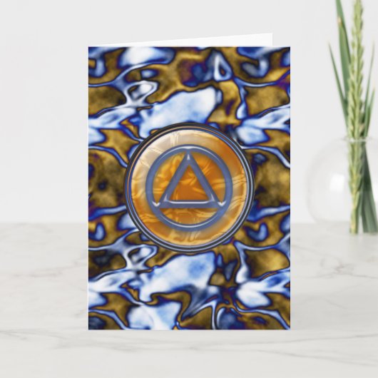 sober soberheidsherstel-Wenskaart Kaart (Voorkant)