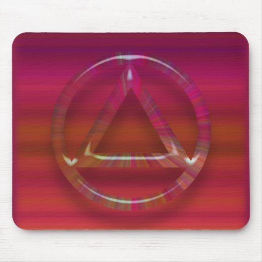 Sober Sobriety Recovery Muismat (Mousepad) (Voorkant)