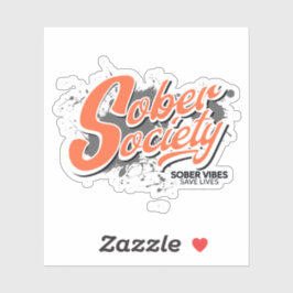 Sober Society Sticker