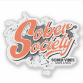 Sober Society Sticker (Voorkant)