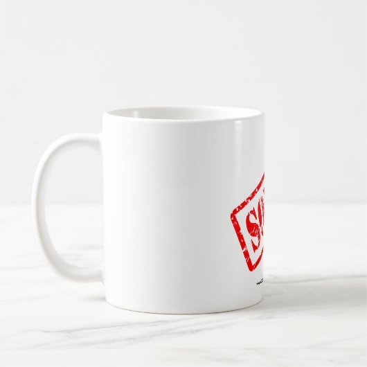 SOBER Stamp Recovery Coffee Cup of Mok (Links)