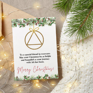 Sober Support-uitbreidingskaart, obriety-Wenskaart Bedankkaart