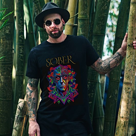 Sober T-shirt: iconische Maynard James Keenan Art T-shirt