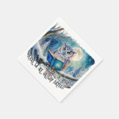 Sober Uil lezen Big Book Recovery Beloftes Servet (Hoek)