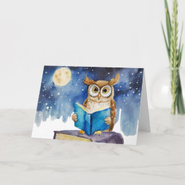 Sober Uil lezen Big Book Recovery Jubileum Kaart