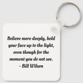 Sober Uil w / Big Book A Prayer CUSTOM Sleutelhanger (Achterkant)