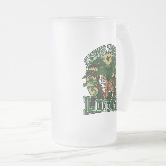 Sober Valley Lodge Matglas Bierpul (Voorkant rechts)