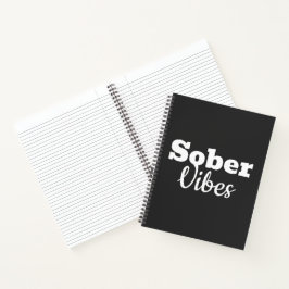 Sober Vibes - Motivatie Sobriety Recovery Gift Notitieboek