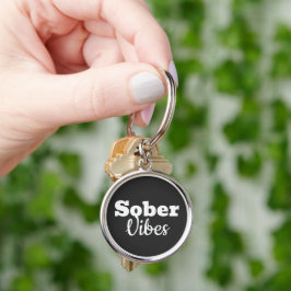 Sober Vibes - Motivatie Sobriety Recovery Gift Sleutelhanger