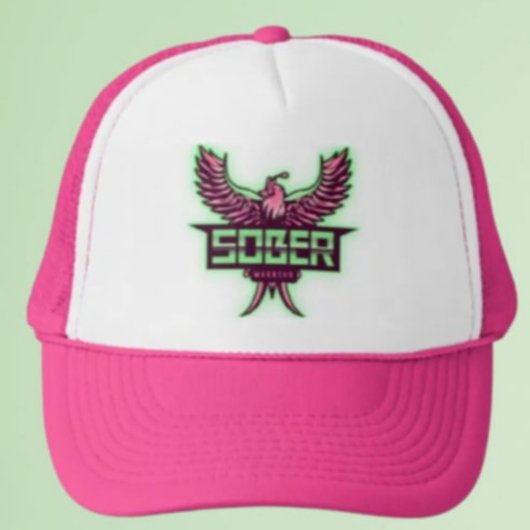 Sober Warrior Retro Trucker Pet