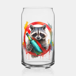 Sober, Wasbeer, Alcoholvrij, Niet-alcoholisch Blikvorm Glas
