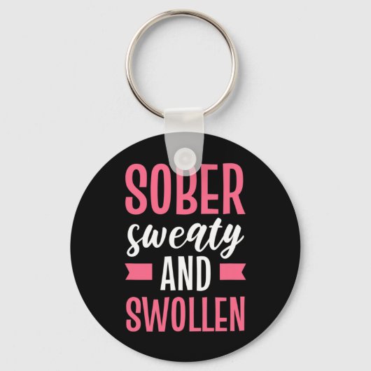 Sober zweterig en gezwollen moederschap sleutelhanger (Voorkant)