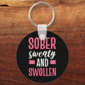Sober zweterig en gezwollen moederschap sleutelhanger (Voorkant)