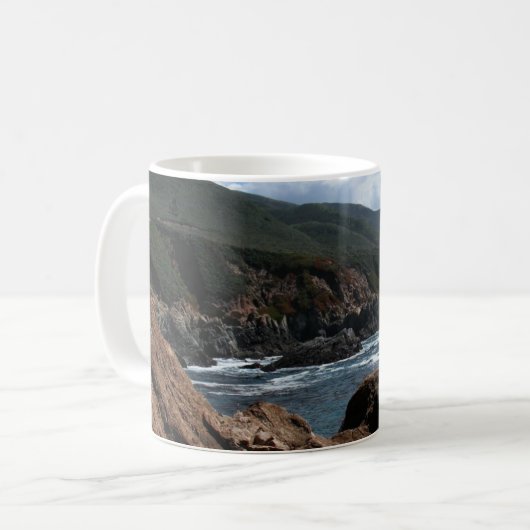 Soberanes Point, kustlijn van Californië Koffiemok (Voorkant links)