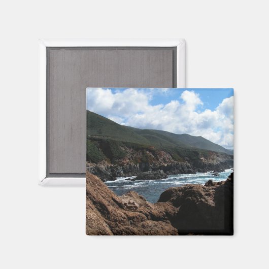 Soberanes Point, kustlijn van Californië Magneet (Voorkant / Achterkant)