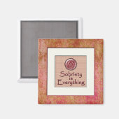 SOBERHEID IS ALLES Herstel Soberheidsmagneet Magneet (Voorkant / Achterkant)