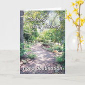 Soberheid is een reis 11 kaart (Gele Bloem)