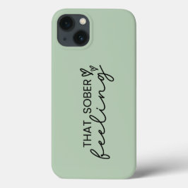Soberheid Quote Handgeschreven Script Sober Case-Mate iPhone Case