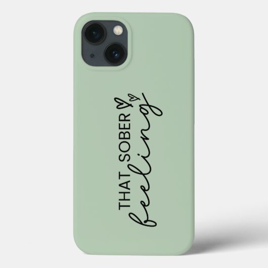 Soberheid Quote Handgeschreven Script Sober Case-Mate iPhone Case (Achterkant)