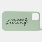 Soberheid Quote Handgeschreven Script Sober Case-Mate iPhone Case (Achterkant (horizontaal))