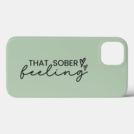 Soberheid Quote Handgeschreven Script Sober Case-Mate iPhone Case (Achterkant (horizontaal))