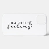 Soberheid Quote Handgeschreven Script Sober Case-Mate iPhone Case (Achterkant (horizontaal))