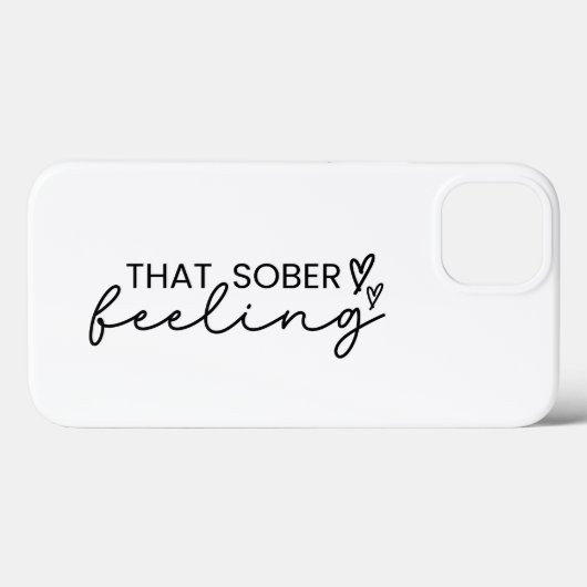Soberheid Quote Handgeschreven Script Sober Case-Mate iPhone Case (Achterkant (horizontaal))