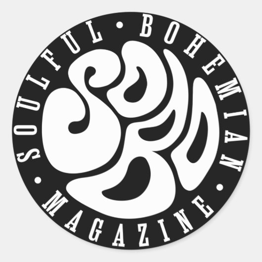 SOBO ORIGINEEL LOGO RONDE STICKER (Voorkant)