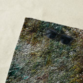 Sobras de tinta spray da cabine de pintura strandlaken (In situ)