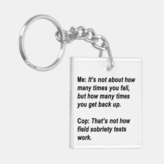 Sobriettest Sleutelhanger (Voorkant Links)