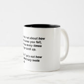 Sobriettest Tweekleurige Koffiemok (Voorkant rechts)