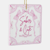 Sobriety Christmas Keramisch Ornament (Rechts)
