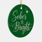 Sobriety Christmas Keramisch Ornament (Rechts)