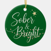 Sobriety Christmas Keramisch Ornament (Voorkant)