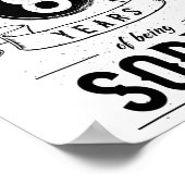 Sobriety Gift Recovery Jubileum 8 jaar nuchter Poster (Hoek)