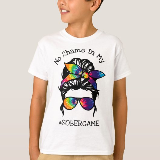 Sobriety Gifts voor Vrouwen Anoniem 12 Stap Herste T-shirt (Voorkant)