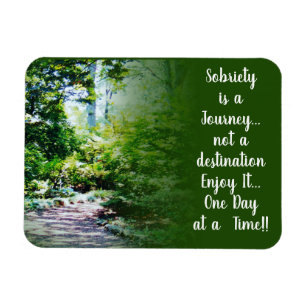 Sobriety is een Journey magnet Magneet