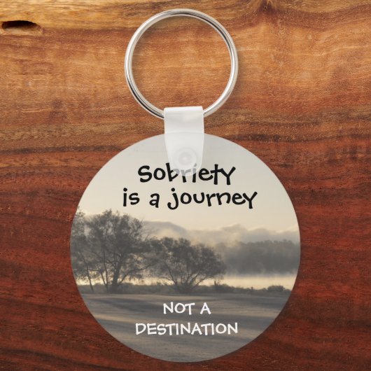 sobriety is een sleutelhanger 15 (Voorkant)