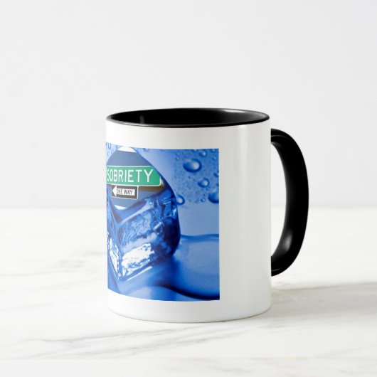 Sobriety one way art. mok (Voorkant rechts)