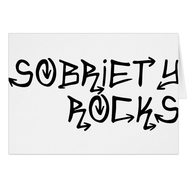 Sobriety Rocks (Voorkant Horizontaal)