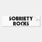 Sobriety Rocks Bumpersticker (Voorkant)
