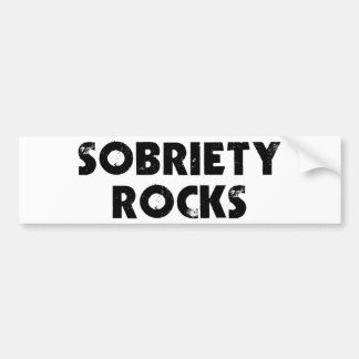 Sobriety Rocks Bumpersticker