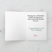 Sobriety Support Christmas Kaart Pas het aan! (Binnen)